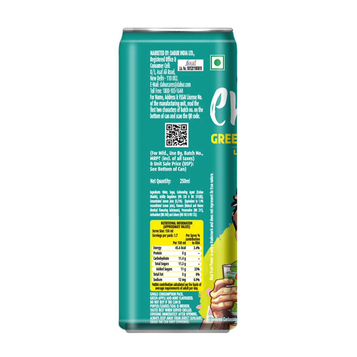 Real Cheers Green Apple Mojito 250ml - Image 2
