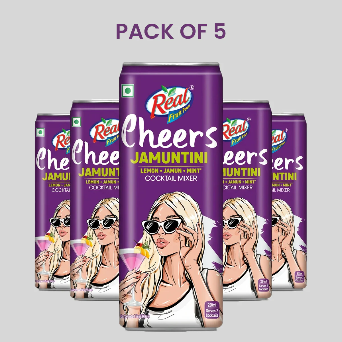 Real Cheers Jamuntini 250ml - Image 7